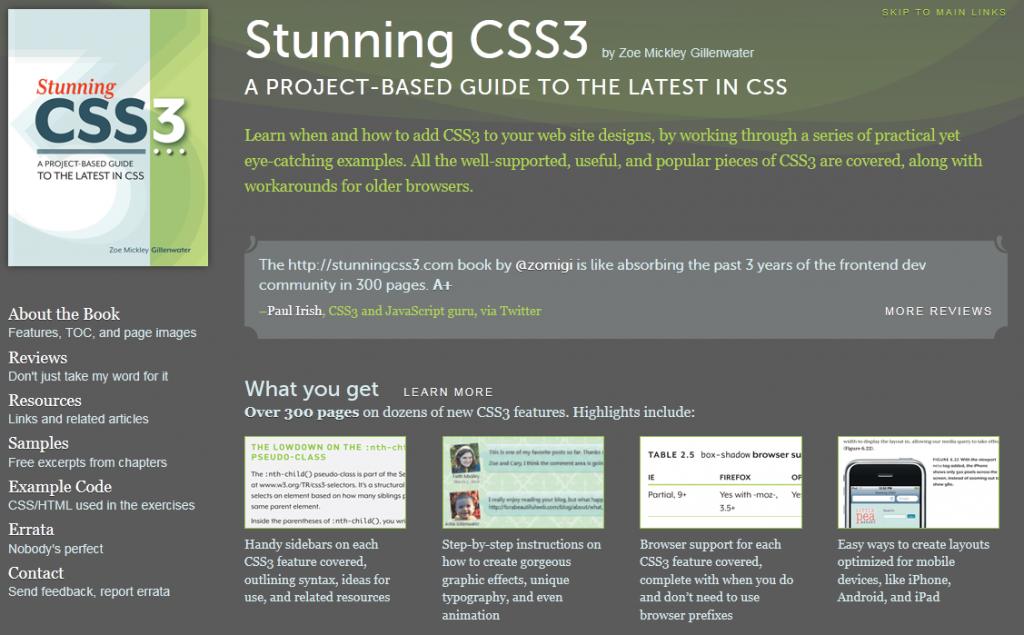 Stunning CSS3 by Zoe Mickley Gillenwater